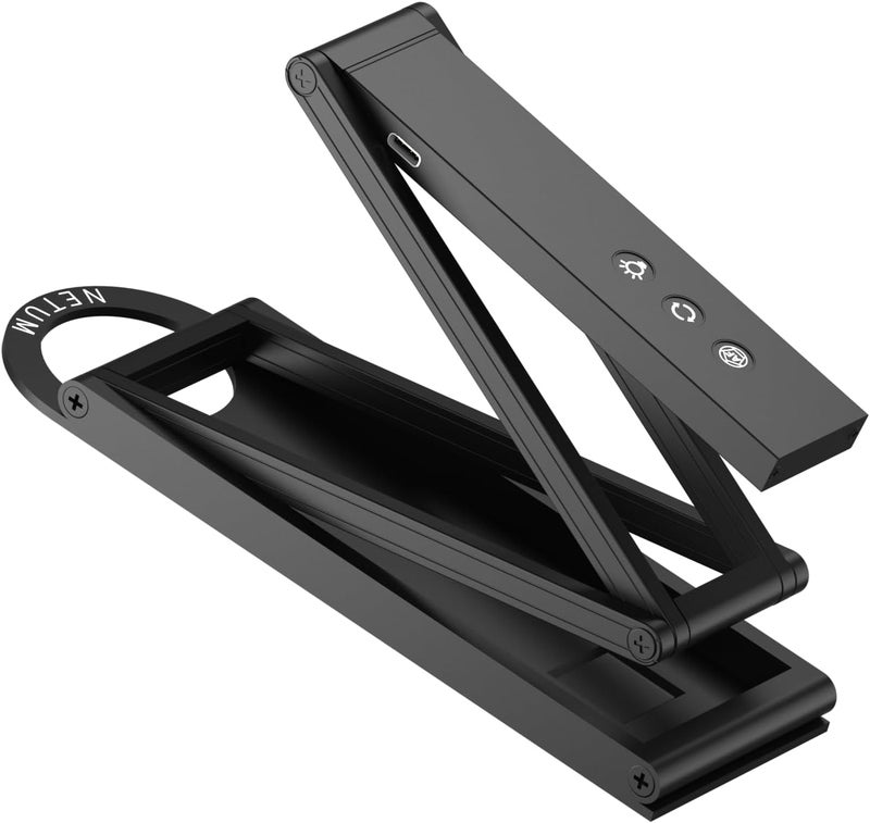 NetumScan 4K USB Book Document Camera & Webcam with Built-in Microphone & AutoFocus, USB Visualiser A3-Size, Built-in 3-Level LED, Foldable for Web Distance Learning&Teaching Compatible MacOS&Windows - Image 4